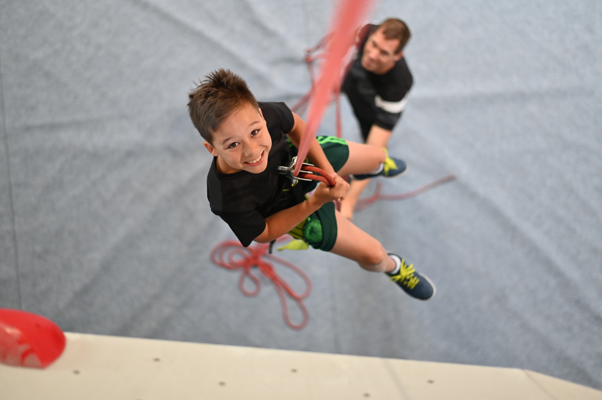 DAV Heilbronn Kletterarena Indoorkurse Familienklettern | © DAV Heilbronn